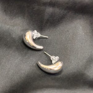 Silver Toned Stud Earrings